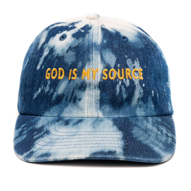 God Is My Source Dad Hat Royal/Gold - God Is My Source