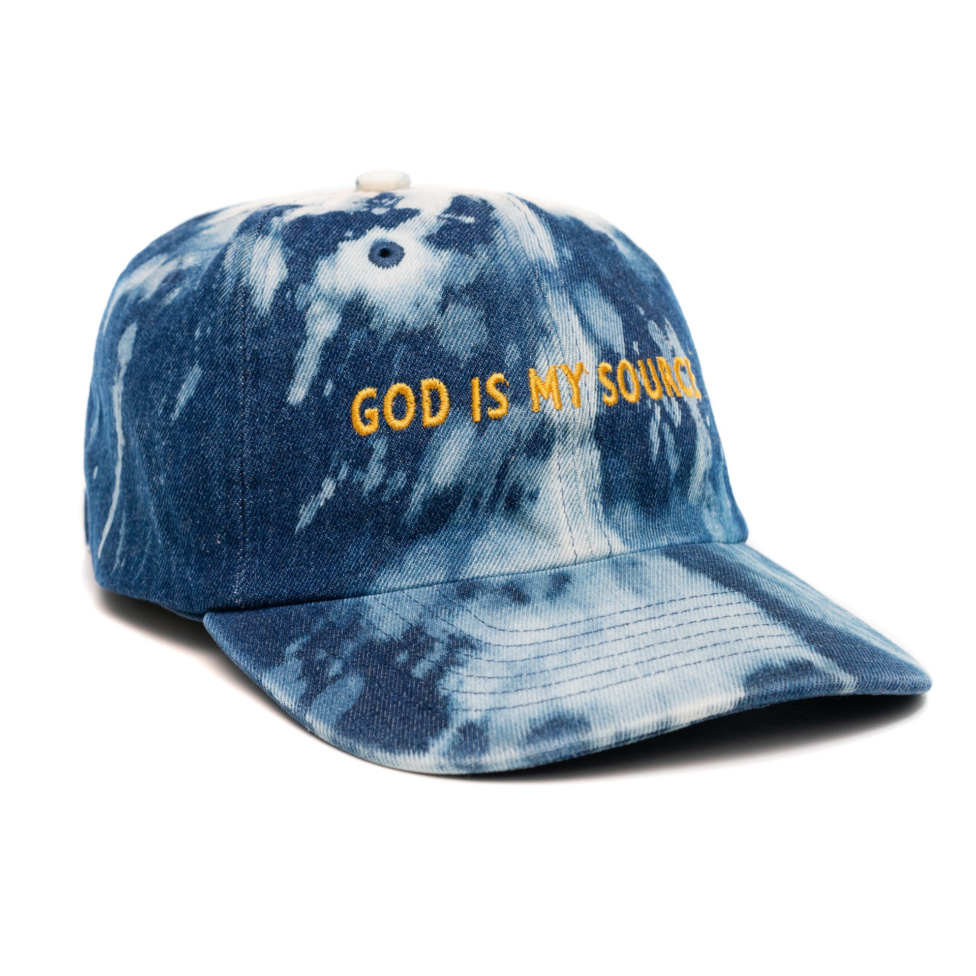 God Is My Source Dad Hat Royal/Gold - hat God Is My Source